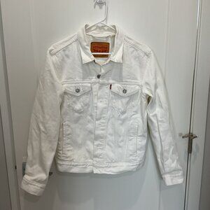 Men's Levis NWOT White Denim Jacket Small